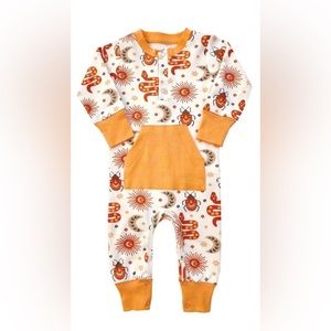 Cat&Dogma Mystic Serpent Playsuit - 100% organic cotton- 6-12 months NWT